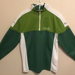 Unisex 2010 olympics Canada 1/4 zip